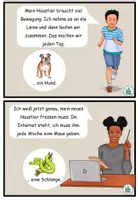 Aperçu - Cartes / Images - "Was ist dein Haustier?" Cartes d'exercices - Allemand - Page 3