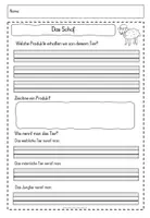 Vorschau - Arbeitsblätter - Bauernhoftiere: Gruppenarbeit + Lesespiel - Seite 1