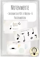 Vorschau - Arbeitsblätter - Materialpaket Notenwerte - Übungspaket mit Arbeitsblättern und interaktiven PDFs - Seite 1