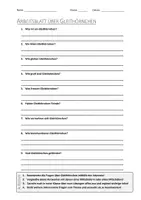 Vorschau - Arbeitsblätter - AB mit Fragen zum Thema "Gleithörnchen" + Lösungsblatt - Deckblatt