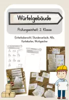 Vorschau - Unterrichtsreihen - Würfelgebäude - Komplette Einheit (Kl. 2 Prüfungseinheit) - Deckblatt