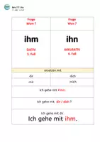 Vorschau - Arbeitsblätter - ihm - ihn : einfach bis schwer (inkl. App und LZK) - Seite 2