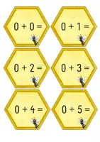 Vorschau - Unterrichtsreihen - Mathematik - Legematerial im Zahlenraum 10 - Bienenwaben ( Additionen ) - Seite 3