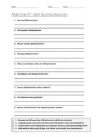 Vorschau - Arbeitsblätter - AB mit Fragen zum Thema "Glühwürmchen" + Lösungsblatt + Infografik - Deckblatt