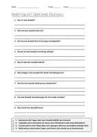 Vorschau - Arbeitsblätter - Lernposter + AB mit Fragen zum Thema "Jane Goodall" + Lösungsblatt + Infografik - Seite 1