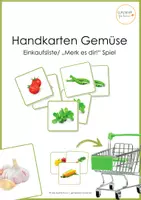 Vorschau - Spiele - Obst & Gemüse - Handkarten Materialpaket - Seite 1