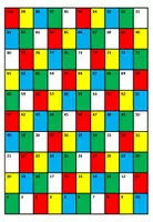 Vista previa - Juegos / Gamificación - PAST SIMPLE OF IRREGULAR VERBS - Board game (100 sentences) - página 1