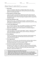 Vorschau - Arbeitsblätter - AB mit Fragen zum Thema "Gott" + Lösungsblatt + Infografik - Seite 2