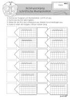 Vorschau - Arbeitsblätter - Rechenspaziergang schriftliche Multiplikation differenziert Frühling - Seite 3