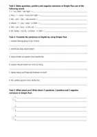 Vorschau - Arbeitsblätter - Revision of Grammar Simple Past - Seite 2