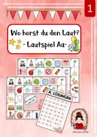 Vorschau - Spiele - Materialpaket: Laut- und Buchstabenspiele - Deckblatt