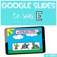 Aperçu - Apprentissages en autonomie - GOOGLE SLIDES le son E Maternelle - Page de couverture