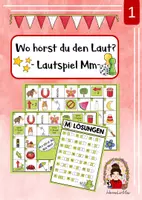 Vorschau - Spiele - Laut-/Buchstabenspiel (Mm) - Deckblatt