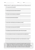 Vorschau - Arbeitsblätter - AB mit Fragen zum Thema "Grammatisches Geschlecht" + Lösungsblatt + Infografik - Deckblatt