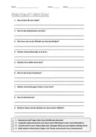 Vorschau - Arbeitsblätter - AB mit Fragen zum Thema "Graz" + Lösungsblatt + Mindmap + Infografik - Deckblatt