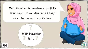 Aperçu - Matériel interactif - Présentation des explications "Was ist dein Haustier?" Les articles indéfinis au nominatif - Allemand - Page 2