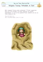Vorschau - selbst erstellte Cliparts/Grafiken - Strand Meer Autogenes Training Verbuddeln im Sand - Seite 1