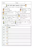 Vorschau - Arbeitsblätter - Flashcards: Animals at the zoo - Seite 2