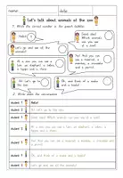 Vorschau - Arbeitsblätter - Flashcards: Animals at the zoo - Seite 3