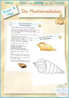 Vorschau - selbst erstellte Cliparts/Grafiken - Strand Meer Die Muschelmeditation - Deckblatt