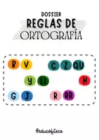 Vista previa - Unidades / Secuencias / Situaciones de Aprendizaje - Dossier ORTOGRAFÍA (B-V, C-Z-QU, Y-LL, G-J, R-RR, H) - Portada