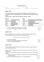 Vorschau - Klassenarbeiten - Klassenarbeit Daten (editierbar) - Deckblatt