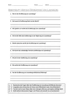 Vorschau - Arbeitsblätter - AB mit Fragen zum Thema "Großherzog von Luxemburg" + Lösungsblatt + Infografik - Deckblatt