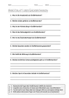 Vorschau - Arbeitsblätter - AB mit Fragen zum Thema "Großbritannien" + Lösungsblatt + Infografik - Deckblatt