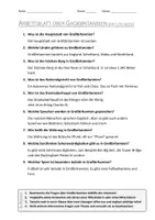 Vorschau - Arbeitsblätter - AB mit Fragen zum Thema "Großbritannien" + Lösungsblatt + Infografik - Seite 1