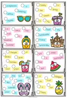 Vorschau - Aufgabenkarten - SUMMER - Jumbled Sentences (Task Cards / Aufgabenkarten) - Seite 1