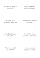 Vorschau - Aufgabenkarten - SUMMER - Jumbled Sentences (Task Cards / Aufgabenkarten) - Seite 2