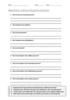 Vorschau - Arbeitsblätter - Lernplakat + AB mit Fragen zum Thema "Grundrechenarten" + Lösungsblatt + Infografik - Seite 1