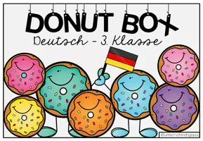 Vorschau - Fördermaterial/Inklusion - DEUTSCH - DONUT BOX (3. Schulstufe) 36 Aufgabenkarten zum Jahresstoff - Seite 3