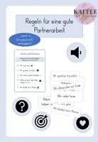 Vorschau - Poster - Regeln und Checkliste für gute Partnerarbeit! - Deckblatt