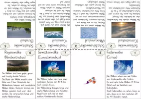 Vorschau - Mal- und Bastelvorlagen - Wolkenarten: Faltbuch (UE Wetter) - Seite 2