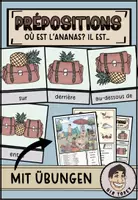 Vorschau - Arbeitsblätter - Les prépositions de lieu - Einführung und Übungen - Deckblatt