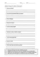 Vorschau - Arbeitsblätter - AB mit Fragen zum Thema "Hacker" + Lösungsblatt + Infografik - Deckblatt