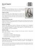 Vorschau - Arbeitsblätter - Niccolò Paganini - Arbeitsblatt (Infotext und Übungen) - Deckblatt