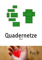 Vorschau - Arbeitsblätter - Quadernetze zusammensetzen – Rätsel für Fortgeschrittene - Deckblatt