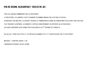 Aperçu - Jeux - Jeu de plateau sur l'indicatif présent - Page 1