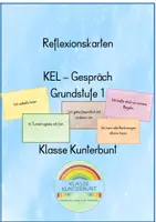 Vorschau - Bildkarten - KEL - Gespräch - Reflexionskärtchen - Deckblatt
