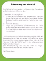 Vorschau - Fördermaterial/Inklusion - Sätze schreiben mit Satzbausteinen - Seite 1