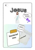 Vorschau - Arbeitsblätter - Jesus - lerne ihn kennen - Deckblatt