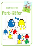 Vorschau - Stationenlernen - Klettmappen: Farb - Käfer - Deckblatt