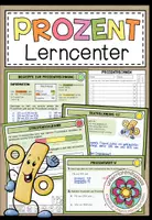 Vorschau - Stationenlernen - Prozentrechnung – Übungen zu Grundwert, Prozentwert und Prozentsatz | Lerntheke 6.–7. Klasse - Deckblatt