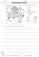 Vorschau - Arbeitsblätter - Herbst | Geschichten schreiben - Seite 1