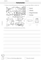 Vorschau - Arbeitsblätter - Herbst | Geschichten schreiben - Seite 3