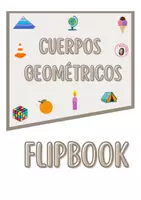 Vista previa - Tarjetas / Manipulativos - FLIPBOOK DE LOS CUERPOS GEOMÉTRICOS - Portada