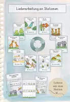 Vorschau - Unterrichtsreihen - Liederarbeitung an Stationen - Deckblatt