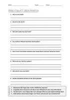 Vorschau - Arbeitsblätter - AB mit Fragen zum Thema "Harfe" + Lösungsblatt + Infografik - Deckblatt